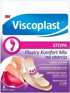 VISCOPLAST PLASTRY NA OTARCIA 72X25MM 6SZT