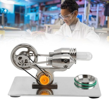 МОДЕЛЬ ОДНОЦИЛИНДРОВОГО ПАРОВОГО ДВИГАТЕЛЯ STERLING