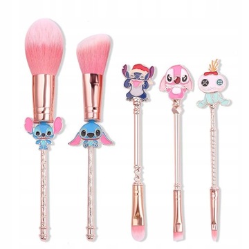 PROFESJONALNY PĘDZLE DO MAKIJAŻU STITCH 5SZT