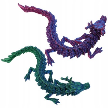 Model smoka Druk 3D Udekoruj 2 szt