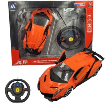 SAMOCHÓD AUTO 1:16 STEROWANY ZDALNIE KIEROWNICA