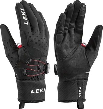 LEKI rękawiczki Nordic Tune Shark Boa black 7.0