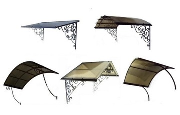 Кованый навес над дверью, крыша СМОТРИТЕ! ! !