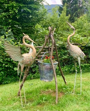 УНИКАЛЬНЫЕ МЕТАЛЛИЧЕСКИЕ КРАНЫ ДЛЯ УКРАШЕНИЯ САДА