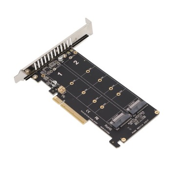 Карта адаптера NVME-PCIE X8 Dual 32 Гбит/с