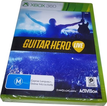 GUITAR HERO LIVE NOWA GRA XBOX 360 X360