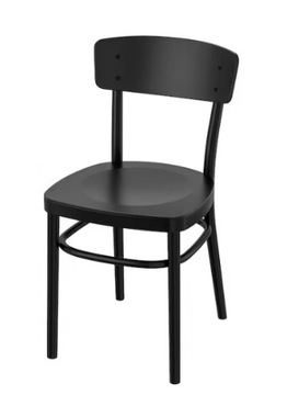 IKEA IDOLF Krzesło, czarny