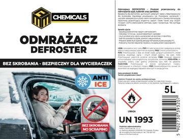 РАЗМОРАЖИВАТЕЛЬ ОКОН 5Л ЗИМНЯЯ ЖИДКОСТЬ ДЛЯ РАЗМОРАЖИВАНИЯ -40 безопасен для тюленей