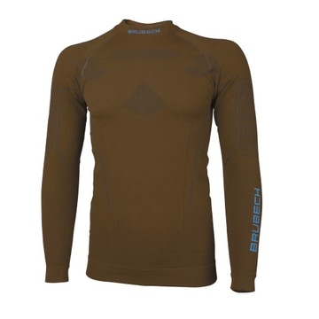 Bielizna długi rękaw Brubeck THERMO Khaki / zielony r. S