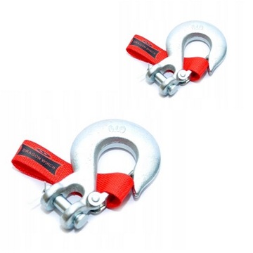 ПРЕМИУМ крюковая веревочная сцепка для квадроцикла QUAD 2500-4500LBS Dragon Winch