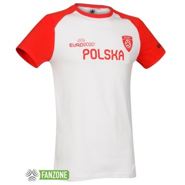 Polska - koszulka kibica na Euro 2024 biało-czerwona S!