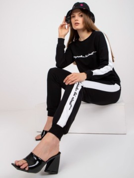 Женский спортивный костюм HAFT 2 шт F670 черный L/XL