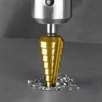 Сверла для ступеньки «ёлочка» из быстрорежущей стали 3-20 мм 3 шт.