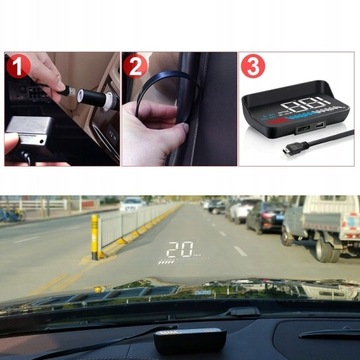 OBD2 Светодиодный проектор Автомобильный GPS HUD Дисплей M7 Светодиодный датчик сумерек