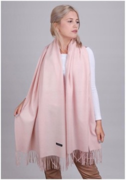ШАРФ ЖЕНСКИЙ, БОЛЬШОЙ ТЕПЛЫЙ ШАРФ, Шарф Светло-Розовый