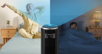 Колонной вентилятор Levoit TempSense 36 DC, портативный, мощный, 7,9 м/с.