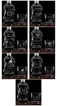 ПОДАРОК ​​НА РОЖДЕНИЕ ГРАФИН ДЛЯ ВИСКИ С ГРАВИРОВКОЙ