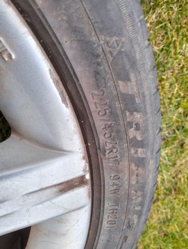 KOLA HLINÍK Z PNEUMATIKA FIAT PUNTO STILO CROMA 225/45/17 5X110 PNEUMATIKY