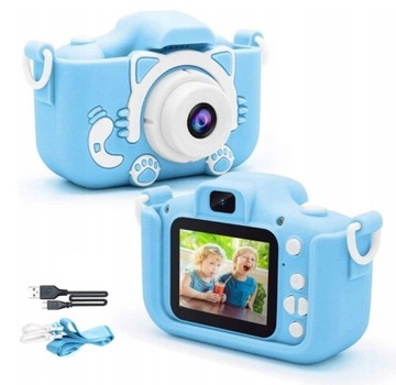 Цифровая камера Blue Cat для детской видеокамеры + чехол для игр