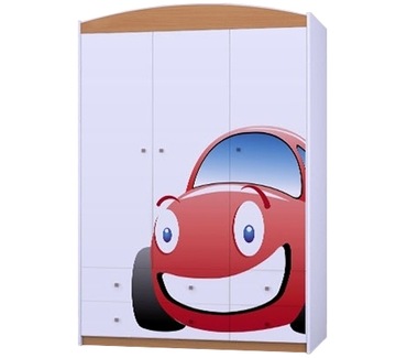SZAFA HAPPY SZ09-A - BUK - MEBELKI DZIECIĘCE