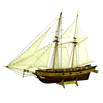 goc/Drewniane modele łodzi żaglowych