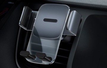 BASEUS UCHWYT DO SAMOCHODU 2W1 ZACISKOWY NA DESKĘ KRATKĘ SZYBĘ KOKPIT