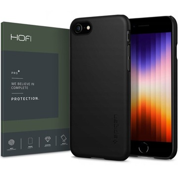 SPIGEN ETUI CASE DO - IPHONE SE 2020 2022 + SZKŁO