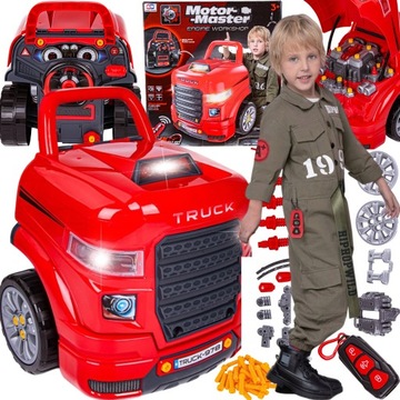 ZESTAW MECHANIKA DO ROZKRĘCANIA SAMOCHÓD SILNIK AUTO WARSZTAT Z EFEKTAMI