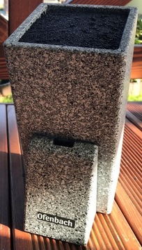 ПОДСТАВКА ДЛЯ НОЖЕЙ, УНИВЕРСАЛЬНЫЙ БЛОК, МРАМОР, серый