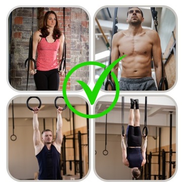 ГИМНАСТИЧЕСКИЕ КОЛЬЦА КОЛЕСА КОЛЬЦА ГИМНАСТИКА ABS HQ