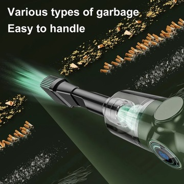 1шт Пылесос, Ручной беспроводной пылесос с высокой всасывающей способностью, Сжатый воздух