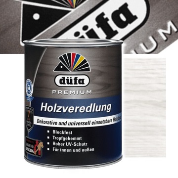 LAKIEROBEJCA DUFA HOLZVEREDLUNG 2,5L BIAŁY WEISS