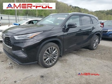 Toyota Highlander III 2022 Toyota Highlander 2022 r., 2,5L PLATINUM 2.5 Hybryda 243KM