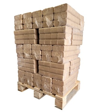 Brykiet drzewny dębowy dąb do kuchenki pieca kominka premium ruf 350 kg