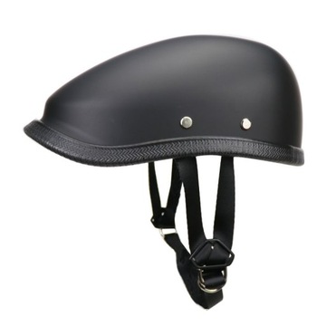Beret lekki kask retro Skuter motocyklowy Świeży kask, L