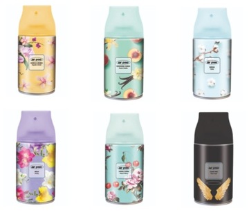 Air Polo x6 wkład spray mix automatic Odświeżacz powietrza 250ml P2