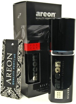 Zapach samochodowy perfumy do samochodu Areon Car Silver - 50ml