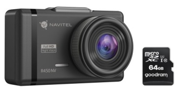 Wideorejestrator Navitel R450 NV + 64 GB