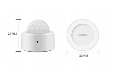 Czujnik ruchu PIR Zigbee 3.0 TUYA ZHA Zigbee2MQTT Smart Life Baron