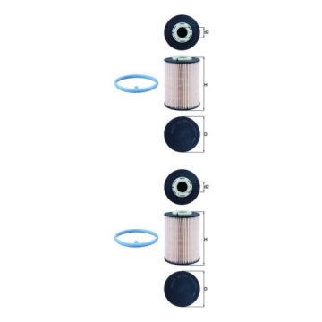 2× Mahle KX 393D filtru de combustibil