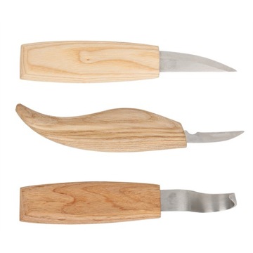 Набор ножей для резьбы по дереву, 3 шт.