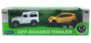 ЭВАКУАТОР LAND ROVER DEFENDER И RENAULT CLIO WELLY