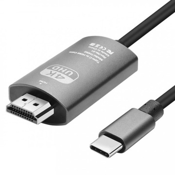 Переходной кабель USB-C 3.1 Type C на HDMI 4K MHL, 2 м