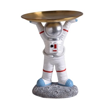 Posąg astronauty w stylu nordyckim, uchwyt na rzeźbę organizator rzemiosło