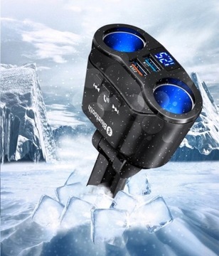 АВТОМОБИЛЬНЫЙ РАЗВЕТВИТЕЛЬ РАЗВЕТВИТЕЛЬ FM-ПЕРЕДАТЧИК ЗАРЯДНОЕ УСТРОЙСТВО 2xUSB