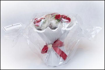 СВАДЕБНЫЙ ПОДАРОЧНЫЙ БУКЕТ ИЗ 3-Х ПОЛОТЕНЦИЙ