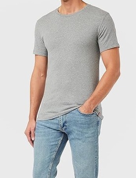 2x t-shirt Levi's M koszulka 2pak biała szara prezent