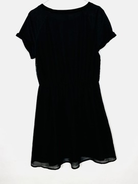 Sukienka szyfonowa rozkloszowana XL 42 H&M