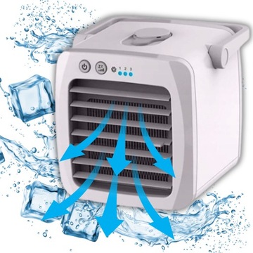 Klimatyzator mini pokojowy przenośny klima wentylator na USB na biurko