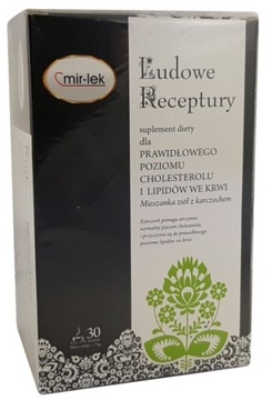 Herbata ziołowa ekspresowa na Cholesterol I Lipidy We Krwi Mir-lek